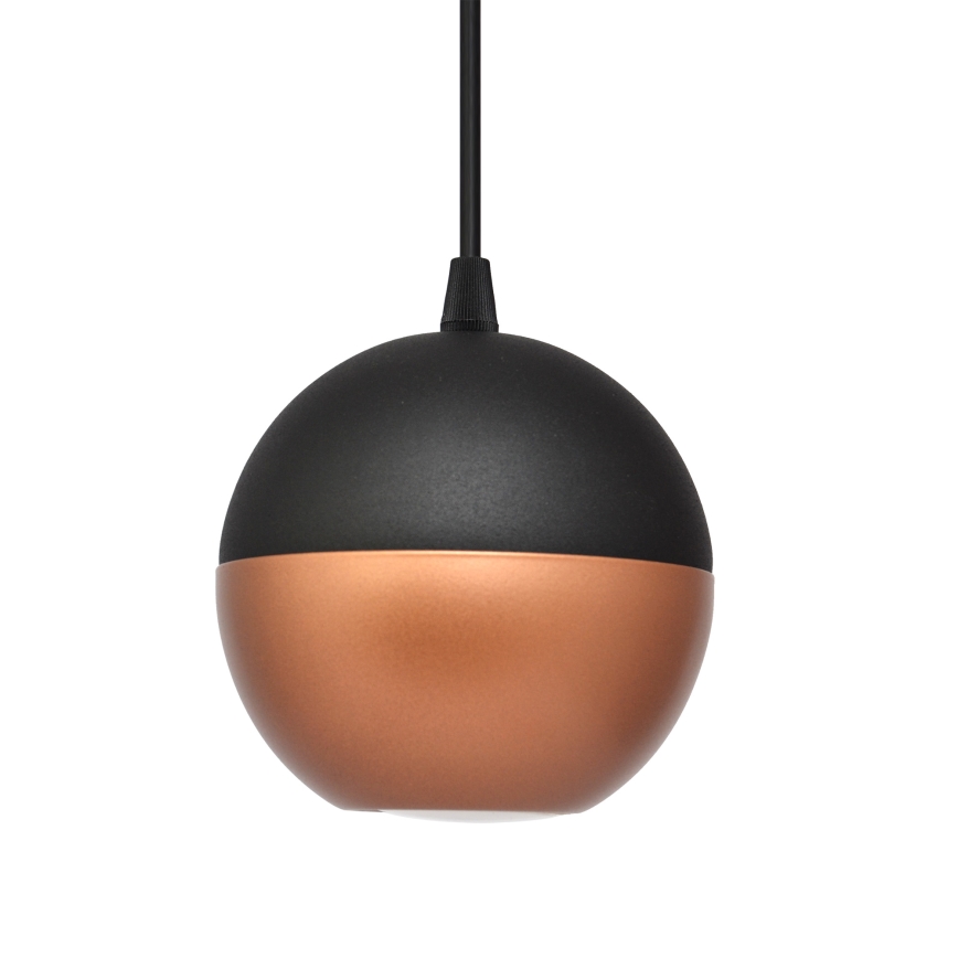 Suspension filaire LED MIDWAY 3xGU10/4,8W/230V noir/cuivre