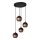 Suspension filaire LED MIDWAY 4xGU10/4,8W/230V noir/cuivre