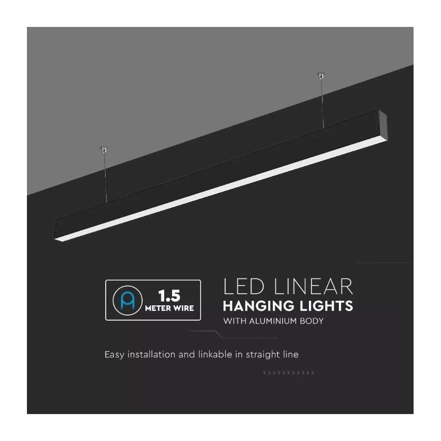 Suspension filaire LED SAMSUNG CHIP LED/40W/230V 3000K/4000K/6400K
