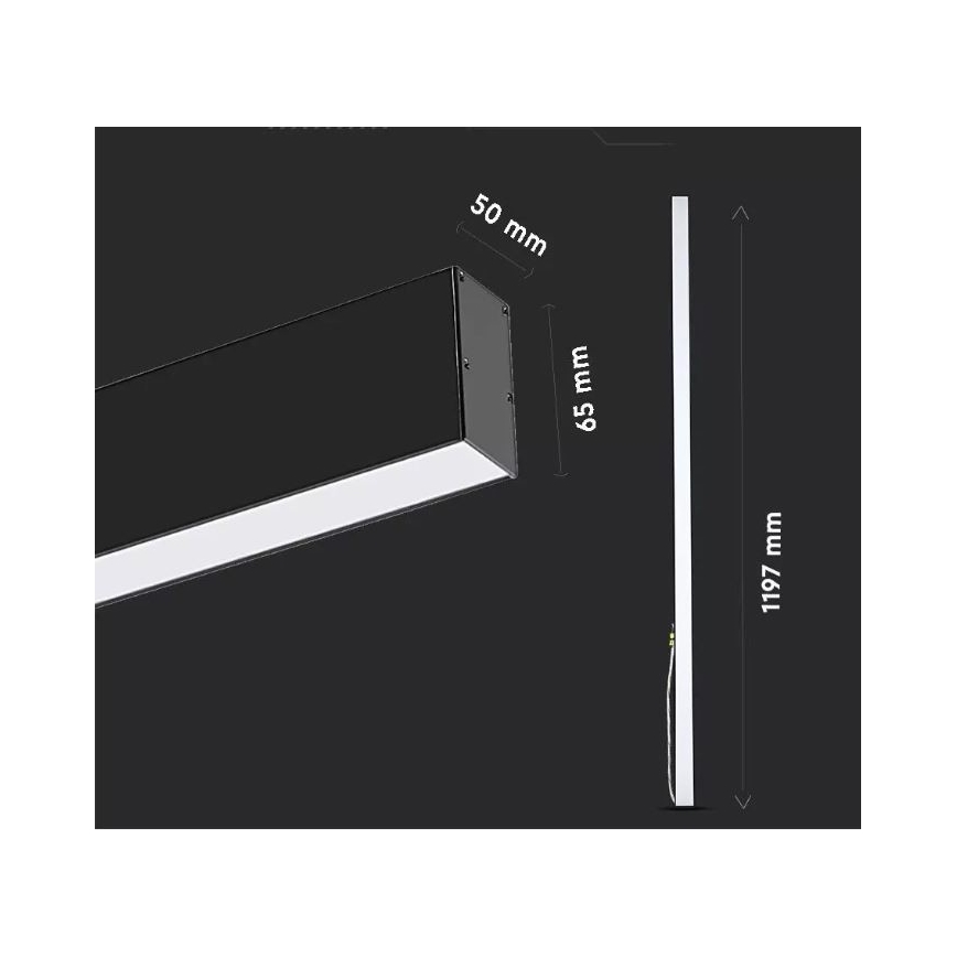 Suspension filaire LED SAMSUNG CHIP LED/40W/230V 3000K/4000K/6400K