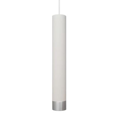Suspension filaire LED TUBA 1xGU10/4,8W/230V blanc/chrome brillant