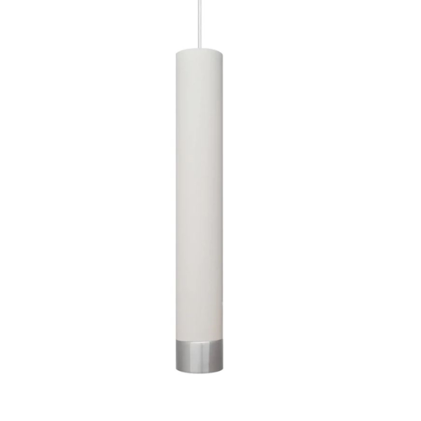 Suspension filaire LED TUBA 1xGU10/4,8W/230V blanc/chrome brillant