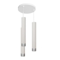Suspension filaire LED TUBA 3xGU10/4,8W/230V blanc/chrome brillant