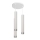 Suspension filaire LED TUBA 3xGU10/4,8W/230V blanc/chrome brillant