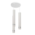 Suspension filaire LED TUBA 3xGU10/4,8W/230V blanc/chrome brillant