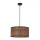 Suspension filaire LEGNO 1xE27/40W/230V d. 30 cm marron