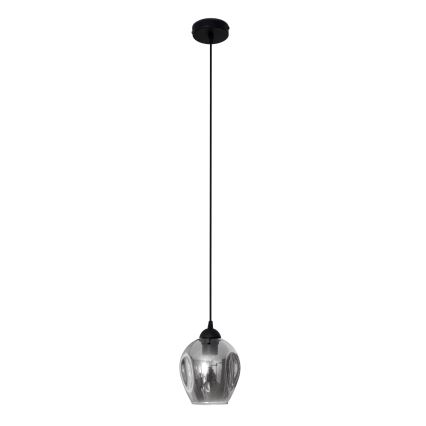 Suspension filaire LILI 1xE27/15W/230V noir/gris