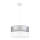 Suspension filaire LIMA 1xE27/60W/230V argent/blanc