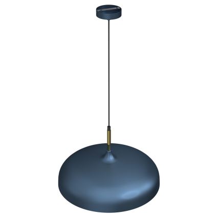 Suspension filaire LINCOLN 1xE27/60W/230V d. 45 cm bleu