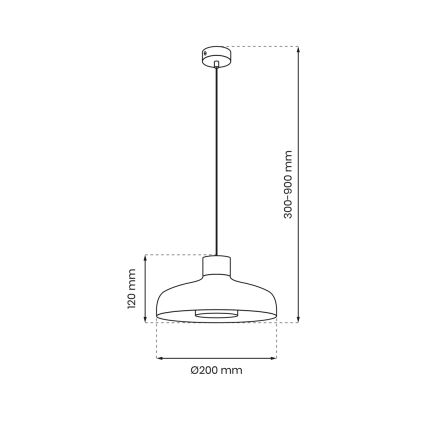 Suspension filaire LINEA 1xGX53/12W/230V noir