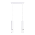 Suspension filaire LIRO 2xGU10/10W/230V blanc