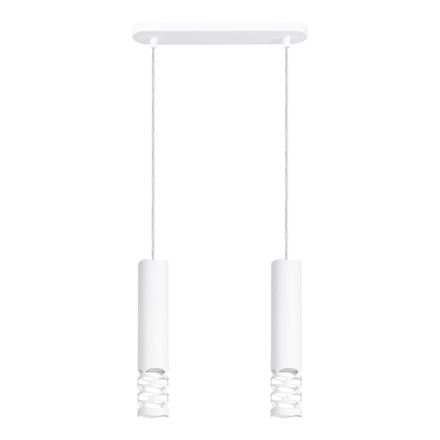 Suspension filaire LIRO 2xGU10/10W/230V blanc