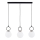 Suspension filaire LISTER 3xE14/10W/230V noir/blanc
