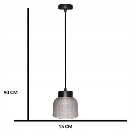 Suspension filaire LIVERPOOL 1xE27/40W/230V