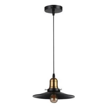 Suspension filaire LOFT 1xE27/60W/230V d. 22 cm noir