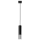Suspension filaire LOOPEZ 1xGU10/10W/230V noir/chrome