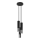 Suspension filaire LOOPEZ 3xGU10/10W/230V arrondi noir/chrome brillant