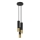 Suspension filaire LOOPEZ 3xGU10/10W/230V arrondi noir/doré