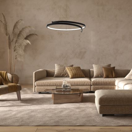 Suspension filaire LORENZO LED/35W/230V noir