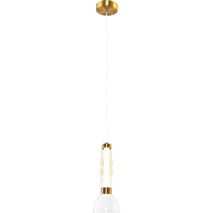 Suspension filaire LUCCO LED/13W/230V d. 15 cm doré
