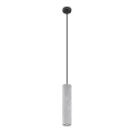 Suspension filaire LUVO 1xGU10/40W/230V béton/noir