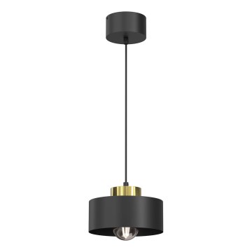 Suspension filaire MARTI 1xE27/15W/230V noir/doré