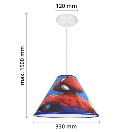 Suspension filaire MARVEL SPIDER-MAN 1xE27/40W/230V