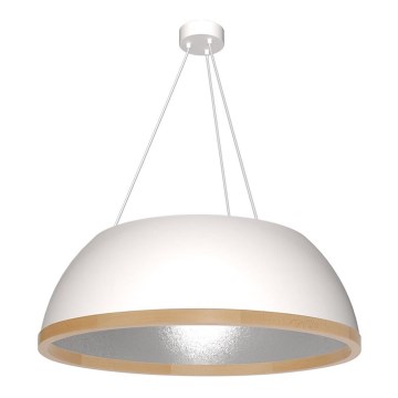 Suspension filaire MAXIM 3xE27/60W/230V blanche