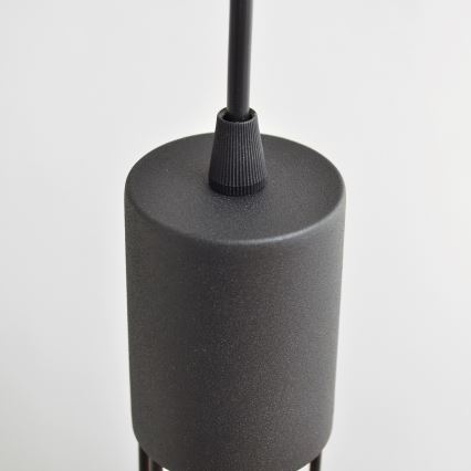 Suspension filaire MELODY 2xE27/15W/230V noir