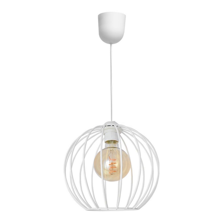 Suspension filaire MERCURE 1xE27/15W/230V blanche