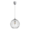 Suspension filaire MERCURE 1xE27/15W/230V grise