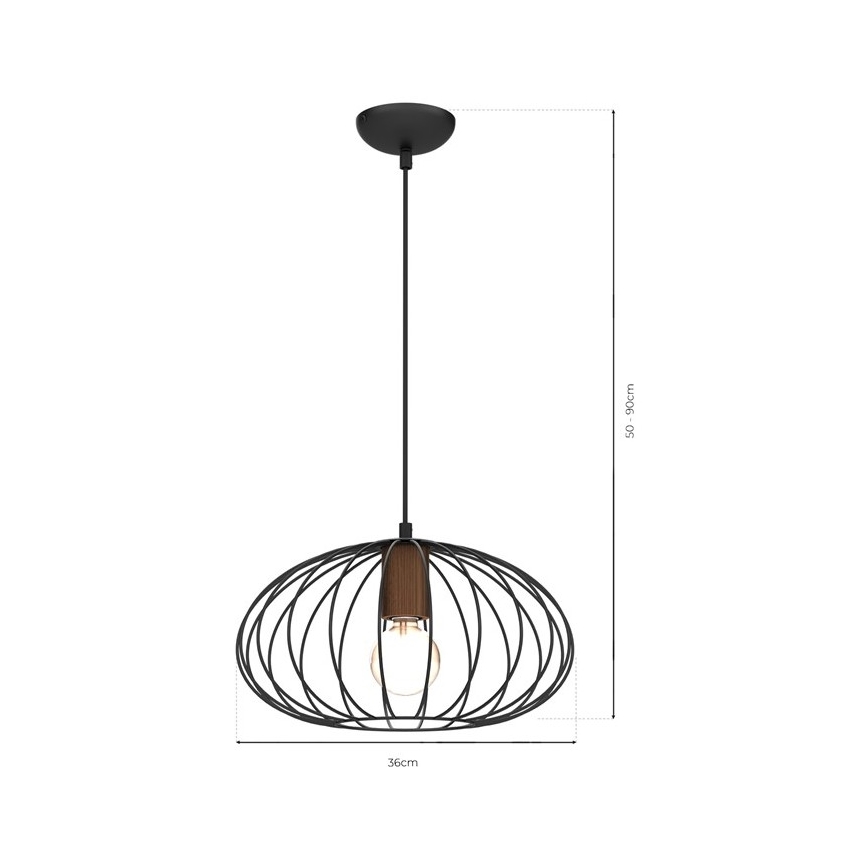 Suspension filaire MERIDIANO 1xE27/60W/230V