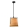 Suspension filaire MILBURY 1xE27/40W/230V marron