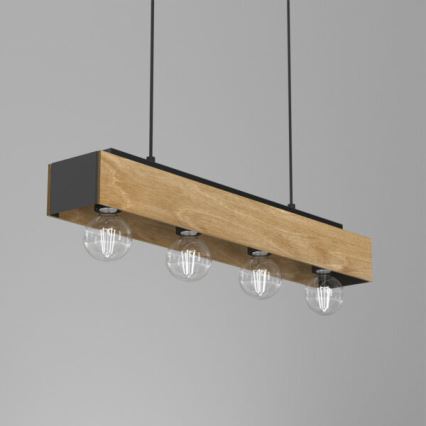 Suspension filaire MILUZA 4xE27/15W/230V