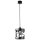 Suspension filaire MODUL FREZ 1xE27/60W/230V d. 17,5 cm noire