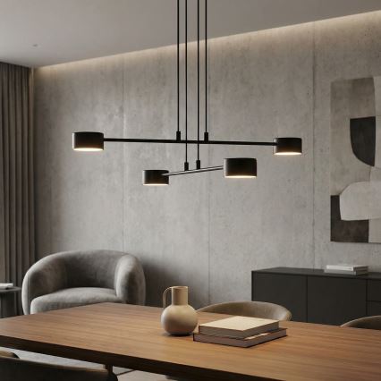 Suspension filaire MODUS 4xGX53/12W/230V noir
