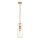 Suspension filaire MOLLY 1xE14/40W/230V d. 12 cm doré/vert/rose