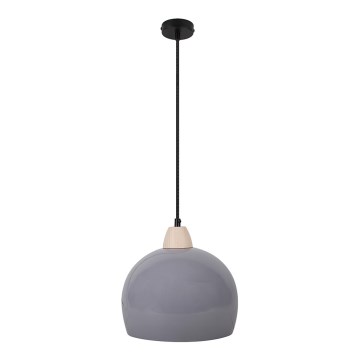Suspension filaire MONROE 1xE27/60W/230V gris