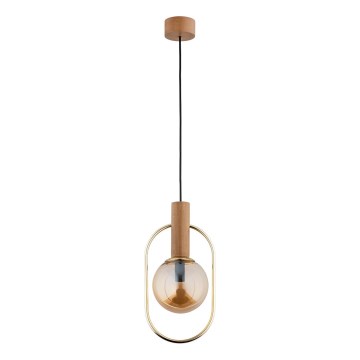 Suspension filaire MUFI 1xE14/10W/230V doré/beige
