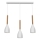 suspension filaire MUZA NEW 3xE27/60W/230V blanche