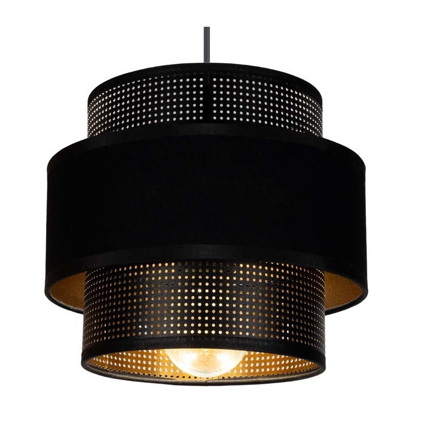 Suspension filaire NESS 1xE27/60W/230V noire