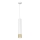 Suspension filaire NEST 1xGU10/8W/230V blanc/doré