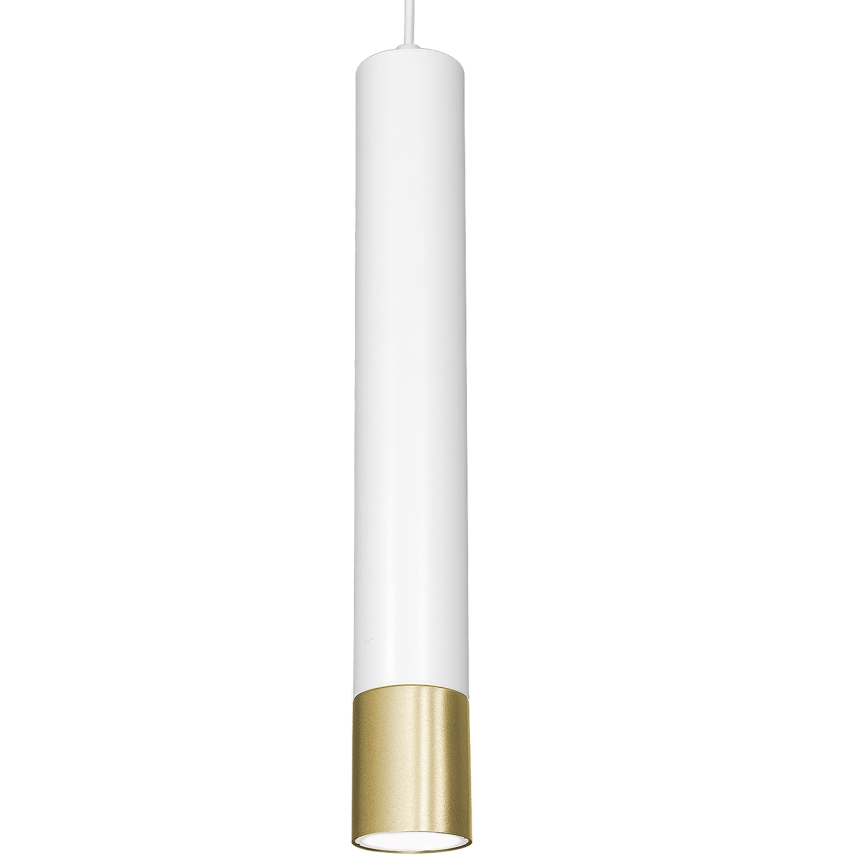 Suspension filaire NEST 1xGU10/8W/230V blanc/doré