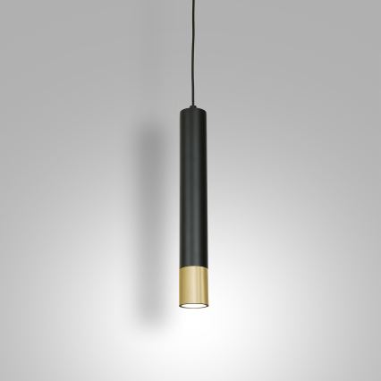 Suspension filaire NEST 1xGU10/8W/230V noir/doré