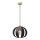 Suspension filaire NEWTON 1xE27/15W/230V noir/doré