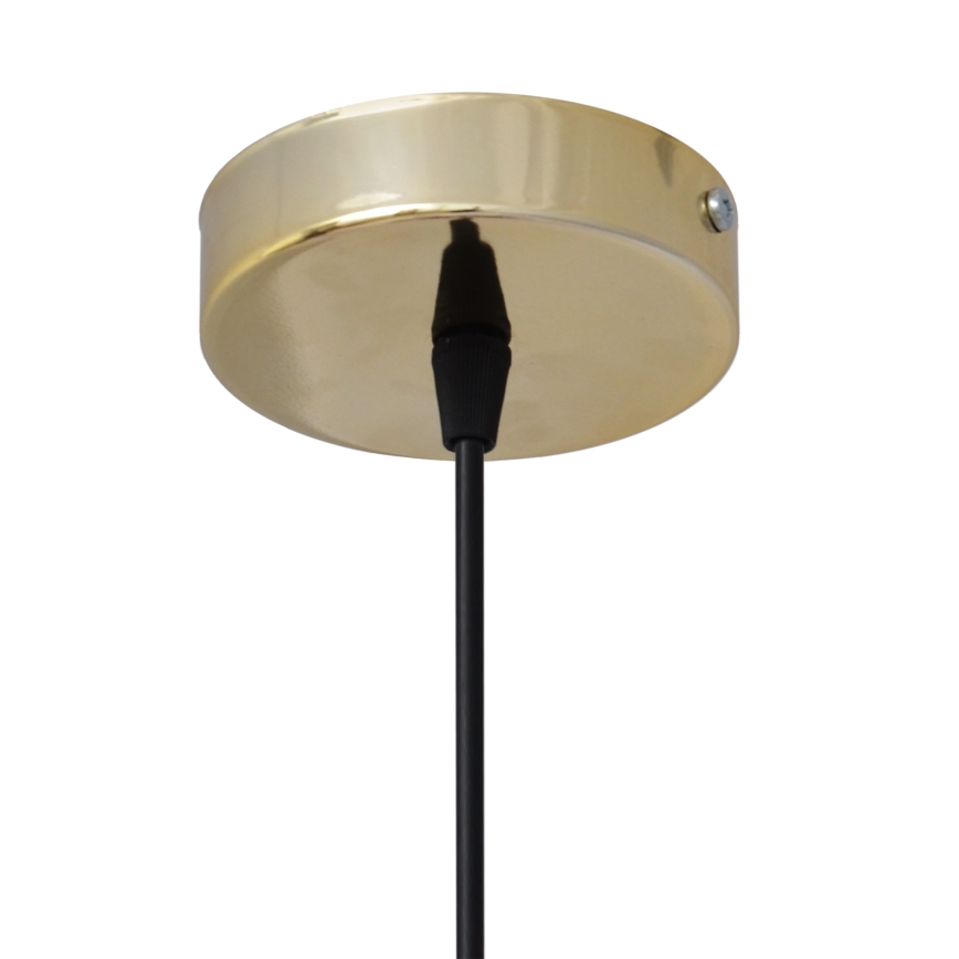 Suspension filaire NEWTON 1xE27/15W/230V noir/doré