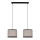 Suspension filaire NEXO 2xE27/60W/230V