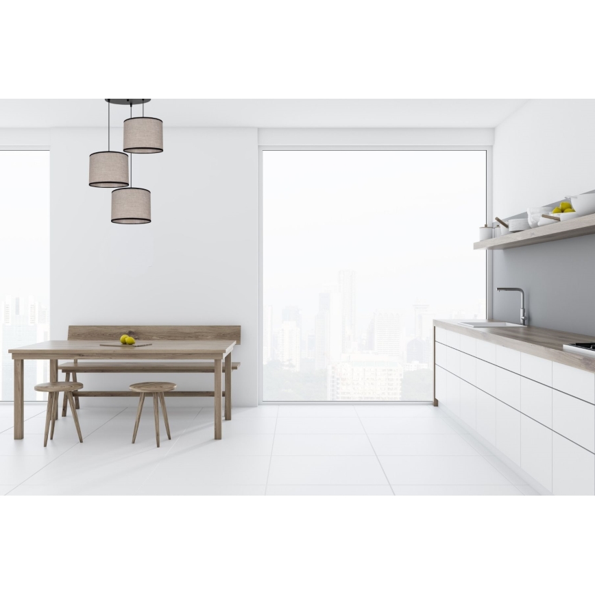 Suspension filaire NEXO 3xE27/60W/230V d. 45 cm