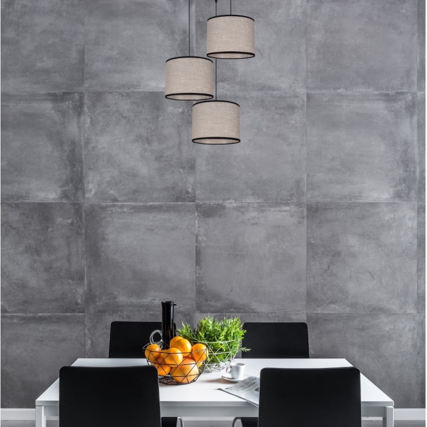 Suspension filaire NEXO 3xE27/60W/230V d. 45 cm