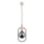 Suspension filaire NIKI 1xE14/10W/230V noir/beige